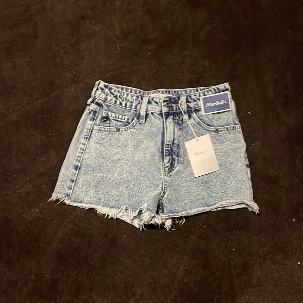 Marshalls Blue Jean Shorts High-Waisted Distressed